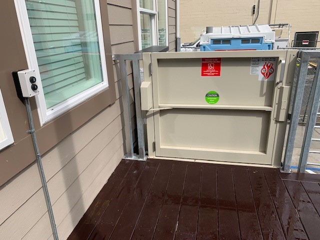 90 Degree Wheelchair Lift Installed in California